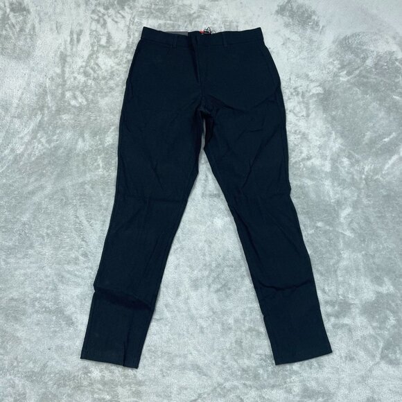 Mario Serrani Textured Pull-On Pants Black M/M NWT 6619 - Picture 1 of 10